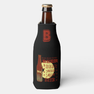 Porta-garrafa Multi-Texto da garrafa de cerveja