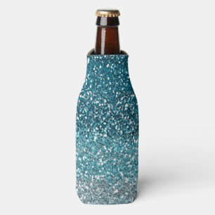 Porta-garrafa Na moda Blue Ombre Glitter Sparkle