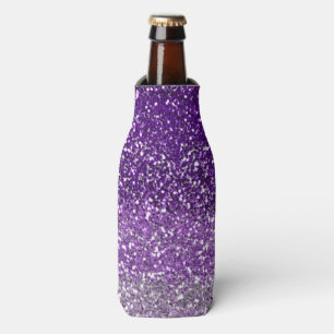 Porta-garrafa Na moda Purple Ombre Glitter Sparkle
