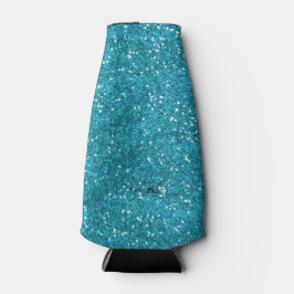 Porta-garrafa Na moda Turquoise Blue Glitter