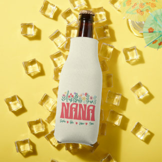 Porta-garrafa NANA GRANDMA GRANDMOTHER GRANNY - Personalize-o