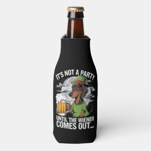 Porta-garrafa Não é uma Festa até Wiener Cerveja Irlandesa Dachs