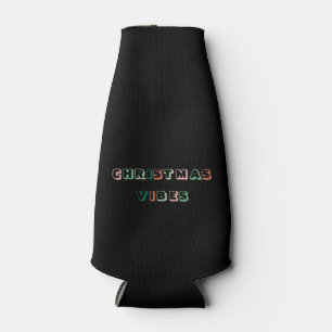 Porta-garrafa Natal Vibes Black