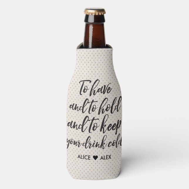 Porta-garrafa Noiva Tribe Bottle Coozie (Frente da Garrafa)