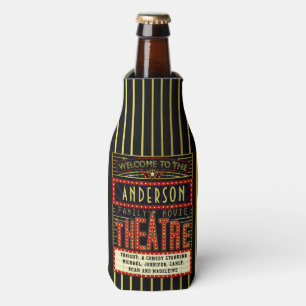 Porta-garrafa Nome de família feito sob encomenda do famoso   d