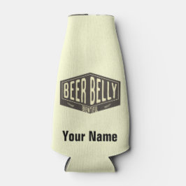 Porta-garrafa Nome Personalizado Belly Brely Bottle Cooler