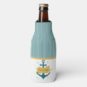 Porta-garrafa Nome Personalizado de Barcos Náuticos