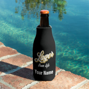 Porta-garrafa Nome Personalizado Lager que Beer Bottle Cooler