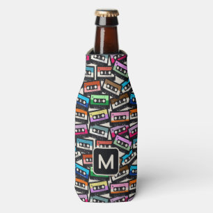 Porta-garrafa Nomes personalizados e fitas de caixas retrorrefle