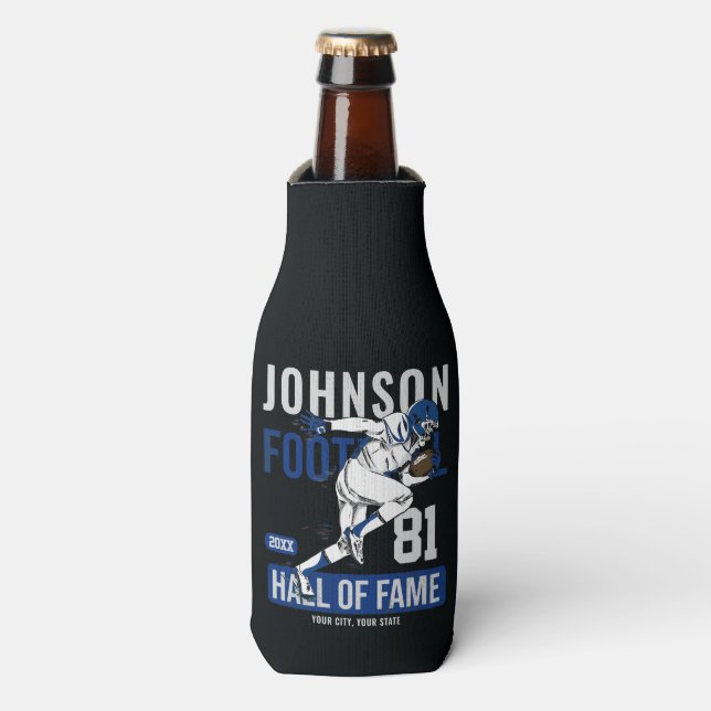 Porta-garrafa NÚMERO DE NÚMERO DA Equipe DE Futebol Personalizad (Frente da Garrafa)