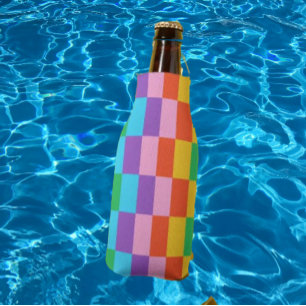 Porta-garrafa O Rainbow Steps bloqueia o refrigerador de bebidas