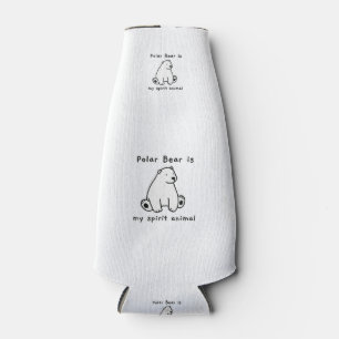 Porta-garrafa O Urso Polar Bonito É O Meu Bebê Animal Espirituos