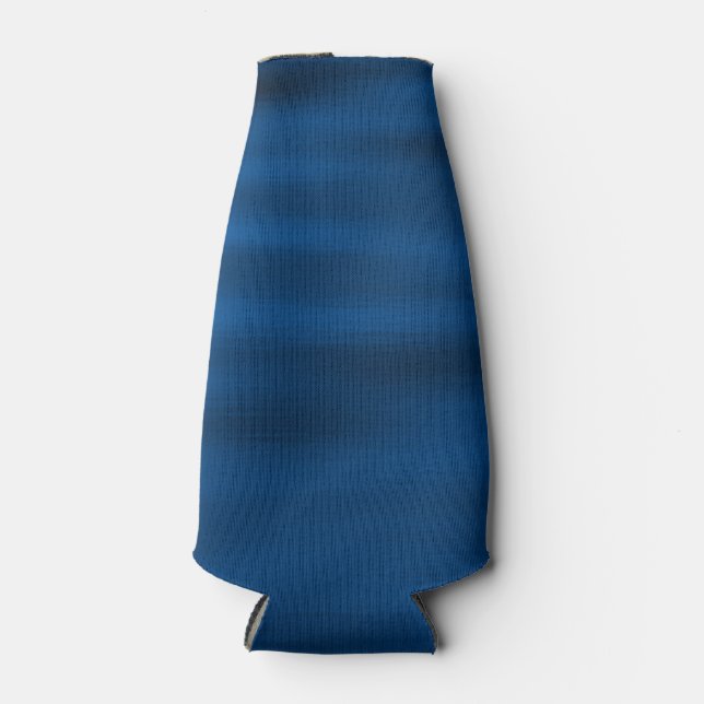 Porta-garrafa ondulações azuis escuras (Frente)