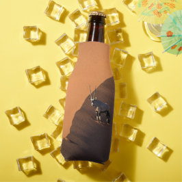 Porta-garrafa Oryx na borda, Namíbia