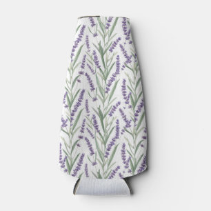 Porta-garrafa Padrão Botânico de Lavanda