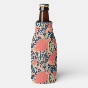 Porta-garrafa Padrão das tartarugas marinhas