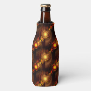 Porta-garrafa Padrão de Arte Abstrata Elegante Boho Moderno Dour