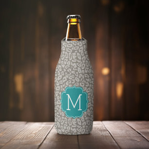 Porta-garrafa Padrão de Impressão de Leopardo Trendy com Aqua