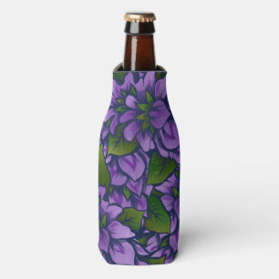 Porta-garrafa Padrão De Jardinagem Lilac De Arte Floral De Ver