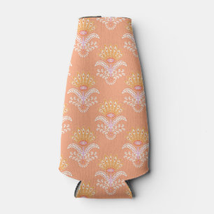 Porta-garrafa padrão floral paisley geométrico étnico sem costur