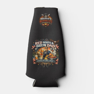 Porta-garrafa Pai do Bossman's Red White & Brew