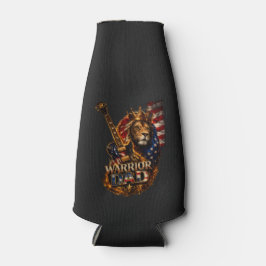 Porta-garrafa Pai Guerreiro Leão Bandeira Americana Guitarra
