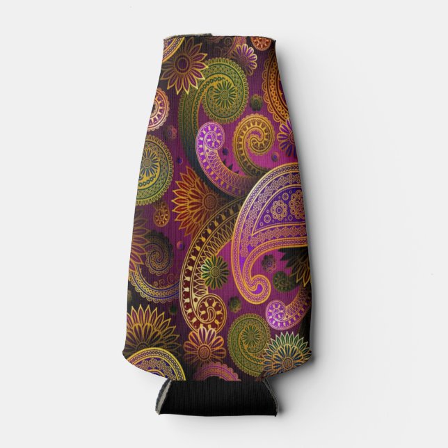 Porta-garrafa Paisley Purple (Frente)