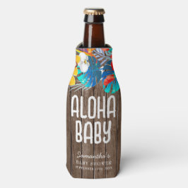 Porta-garrafa Palma Tropical Russa Deixa Chá de fraldas Aloha Gi