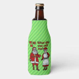 Porta-garrafa Papai Noel & Sra. engraçados Chrstmas Feriado