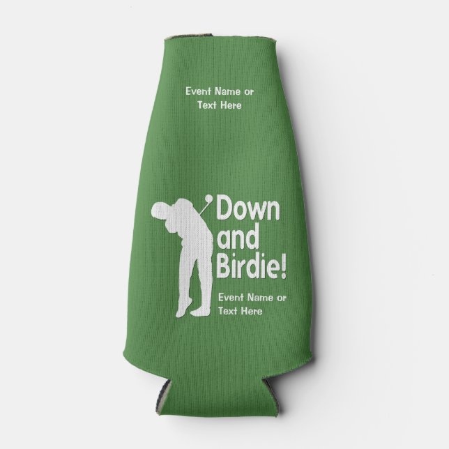 Porta-garrafa Para Baixo e Birdie (Frente)