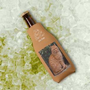 Porta-garrafa Para o melhor Pai de gatos alguma vez personalizad