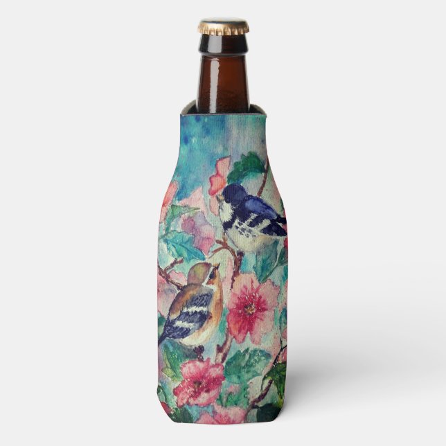 Porta-garrafa Pássaros Bonitos De Garrafa De Garrafas (Frente da Garrafa)