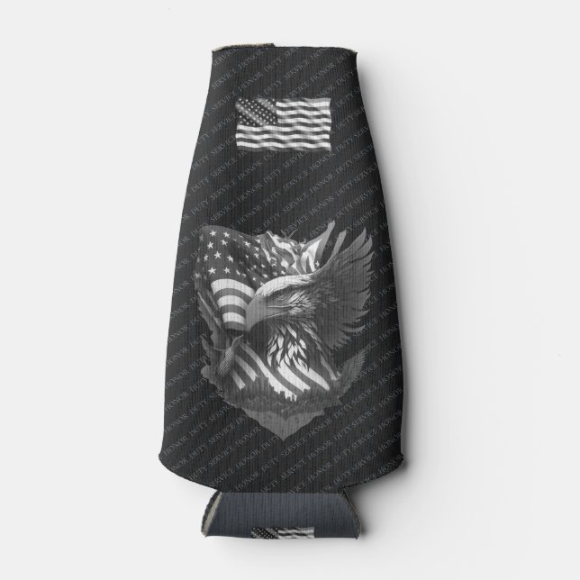 Porta-garrafa Patriotic Appreciation Thank You Military Veterans (Frente)