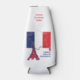 Porta-garrafa Patriotic French Flag BASTILLE DAY