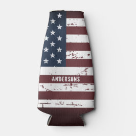 Porta-garrafa Patriótico Americano de Bandeira Americana Persona