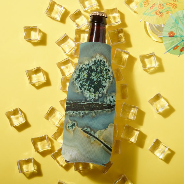 Porta-garrafa pedra dentro a semirprecioso (Verão in situ)