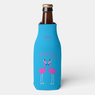 Porta-garrafa Personalizado Flamingos Flamingo Belles de Natal