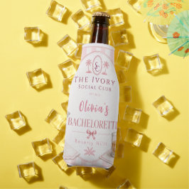Porta-garrafa personalizado Lux Rosa Despedida de Solteira noiva