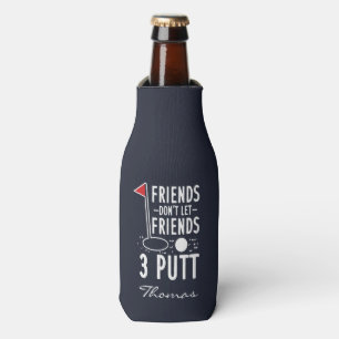 Porta-garrafa Personalizar Amigos Não Deixar Amigos 3 Pôr Golf