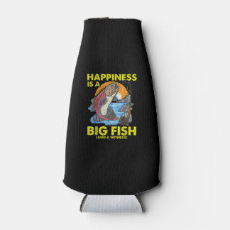 Porta-garrafa Pesca De Voo Oferece Felicidade É Um Peixe Grande