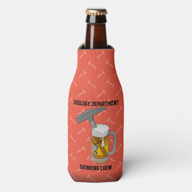 Porta-garrafa Pessoal de Bebendo do Departamento de Geologia (Frente da Garrafa)