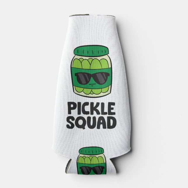 Porta-garrafa Picle Lover Team Picles Engraçado Pickle Squad (Frente)
