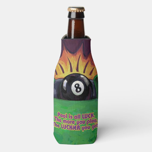 Porta-garrafa Piscina é Sorte (Frente da Garrafa)