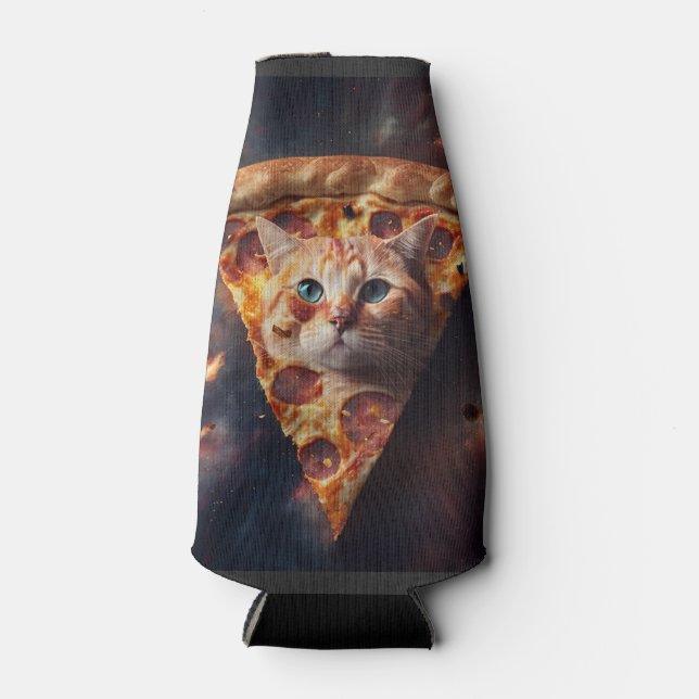 Porta-garrafa Pizza Cat Cuzie (Frente)