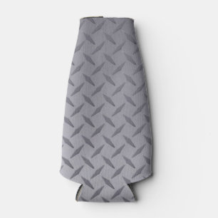 Porta-garrafa Placa de Diamante de Cinza de Aço