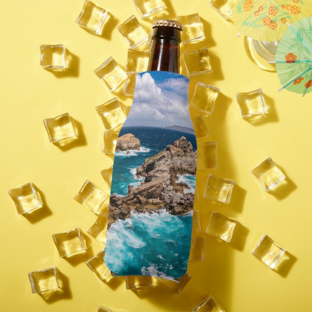 Porta-garrafa Ponta de Chateaux, Grande-Terre, Guadalupe #2 (Verão in situ)