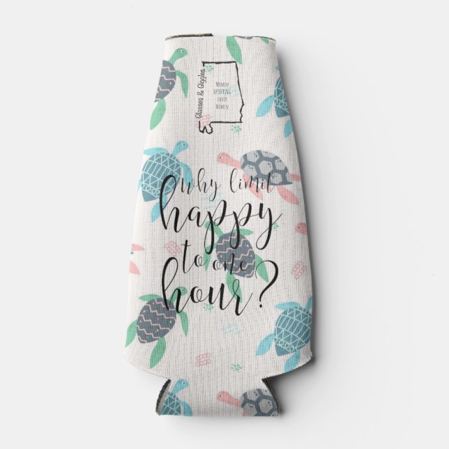 Porta-garrafa Por que limitar os óculos felizes do Alabama e Gig (Frente)