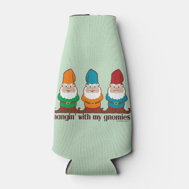 Porta-garrafa Prendendo Com Meus Gnomos (Frente)