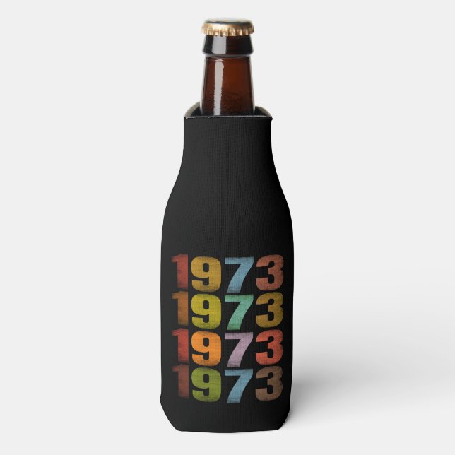 PORTA-GARRAFA PRESENTE RETRÔ VINTAGE DE 1973 (Frente da Garrafa)