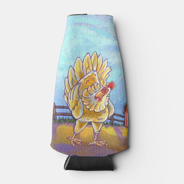 Porta-garrafa Presentes e acessórios de frango (Frente)